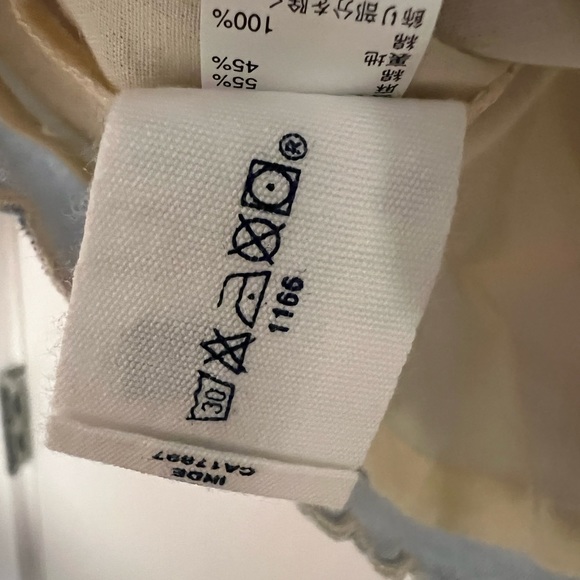 NWT Gap Kids linen/cotton dress, 12-18 months Butterfly eyelet, w/ diaper cover. - Picture 12 of 15